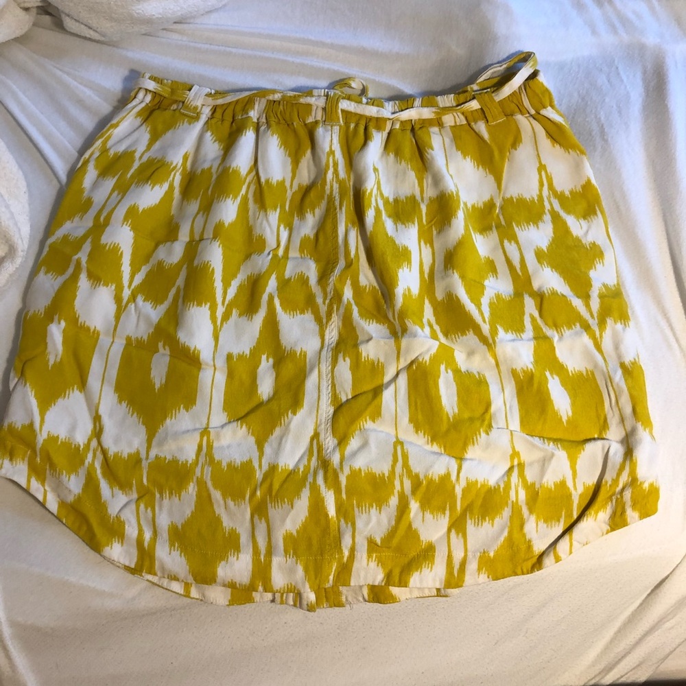 LOFT marigold, stretch waist skirt - Picture 6 of 9